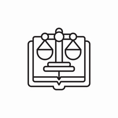 law book icon sign vector
