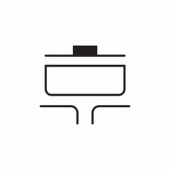 pan cook icon sign vector