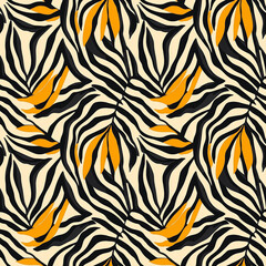seamless pattern of safari