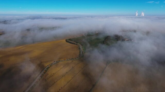 Campagne et nuages