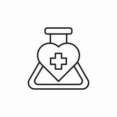 chemistry health care icon sign vector