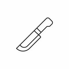 cook knife icon sign vector