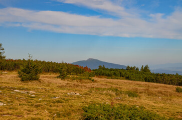 picturesque and wonderful views on the way to Pilsko in the Beskid Mountains