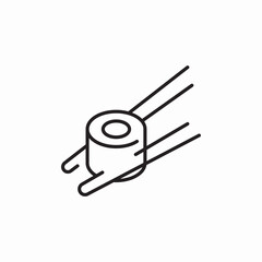 sushi food icon sign vector