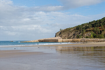 plage entre erquy et sable d'or les pins