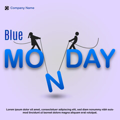 Blue Monday 2025 Template