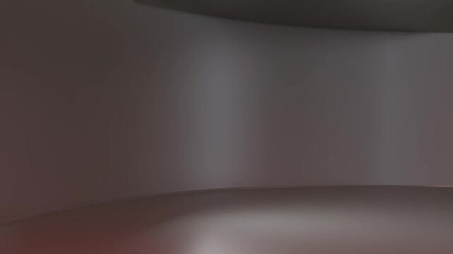 industrial empty room liminal space 3d render illustration