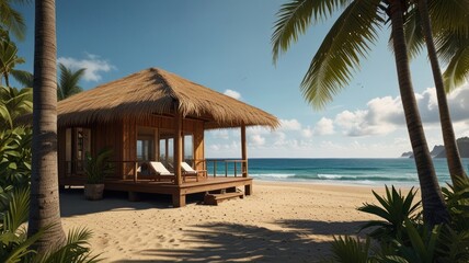 Tropical Beach Bungalow