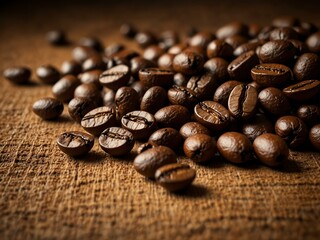 Fototapeta premium Coffee beans background.