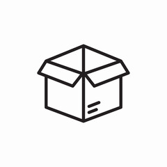 open box icon sign vector