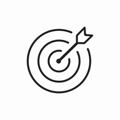 target aim goal icon sign vector