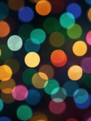Colorful abstract background with sparkling bokeh.
