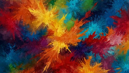 Colorful abstract painted background.