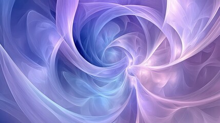 Digitally rendered abstract art in shades of blue and purple, creating a vibrant and ethereal visual experience. 