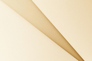 Light pastel soft pale brown gold golden champagne beige white abstract background. Geometric shape. Line triangle angle. Grunge noise grain mesh. Business technology premium. Blank template design.