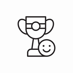 cup happy face icon sign vector