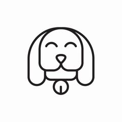 dog colar icon sign vector