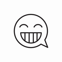 emoji speech bubble icon sign vector