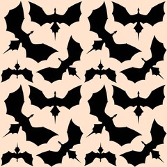 Dragons seamless pattern fantasy print