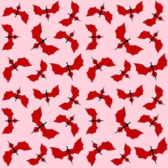 Dragons seamless pattern fantasy print