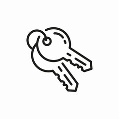 keys protection icon sign vector