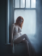 Fototapeta premium 1950s Burlesque Mood with Cinematic Lighting