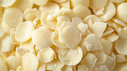 shredded white chocolate.ai generative