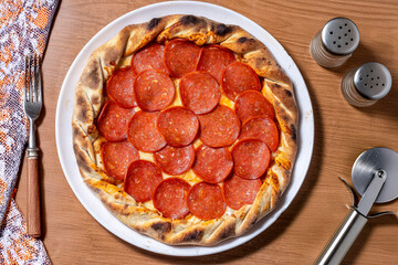 Pepperoni pizza 