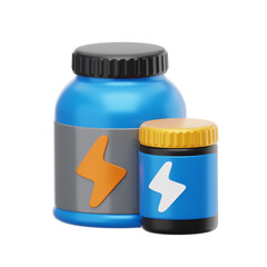 Gym and Fitness 3D Illustration Assets