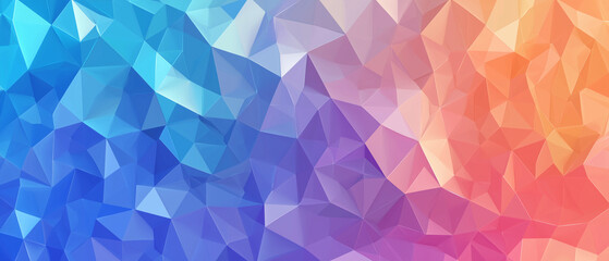 Obraz premium Fond d'écran géométrique en art polygonal avec dégradés vibrants
