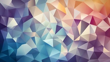 Obraz premium Fond d'écran géométrique en art polygonal avec dégradés vibrants