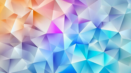 Fototapeta premium Fond d'écran géométrique en art polygonal avec dégradés vibrants