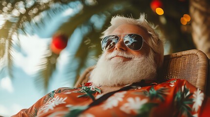 Here's a short description inspired by stock image best-sellers:  A snow-dusted Christmas tree, adorned with red ornaments and warm lights, stands pro