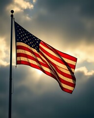 drapeau des Etats Unis d'Amérique