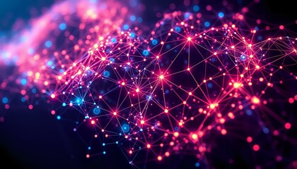 Obraz premium Abstract Geometric Data Visualization