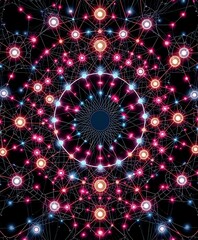 Obraz premium Cybernetic Evolution Galaxy