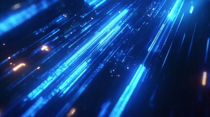 Electric Blue Lights: Vibrant and Bold Neon Background