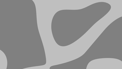 Abstract grayscale illustration with fluid, organic shapes and varying shades of gray.