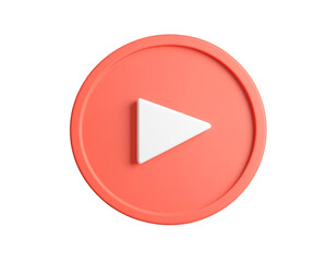 a white play button in a red circle
