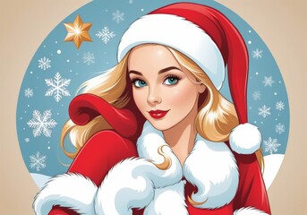 Festive Santa Beauty