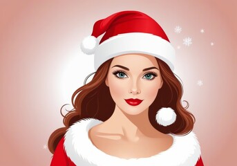Festive Santa Beauty