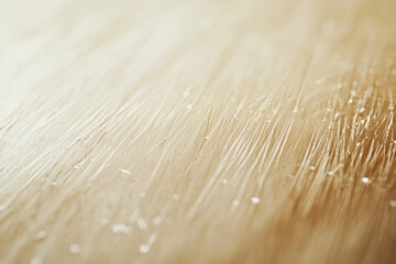 A wooden background with soft, subtle gradients of light brown and beige, creating a natural yet elegant vibe.
