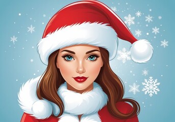Festive Santa Beauty