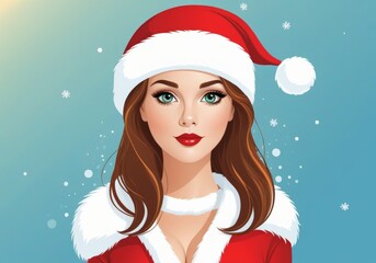Festive Santa Beauty