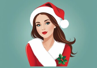 Festive Santa Beauty