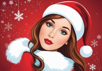 Festive Santa Beauty