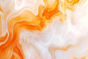 Polished agate stone texture, vibrant swirling patterns in shades of orange, white, and translucent layers