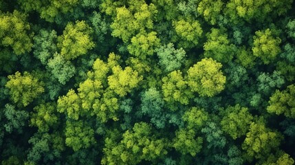 Naklejka premium Nature's canvas in verdant hues