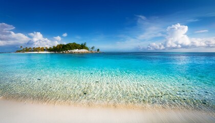 Fototapeta premium Coral reefs hide colorful marine life below. 