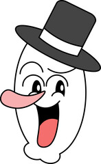 cartoon illustration image with white background